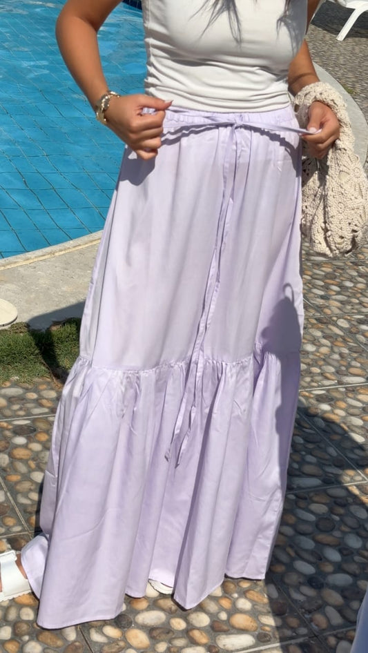 Basic Skirt - Lilac