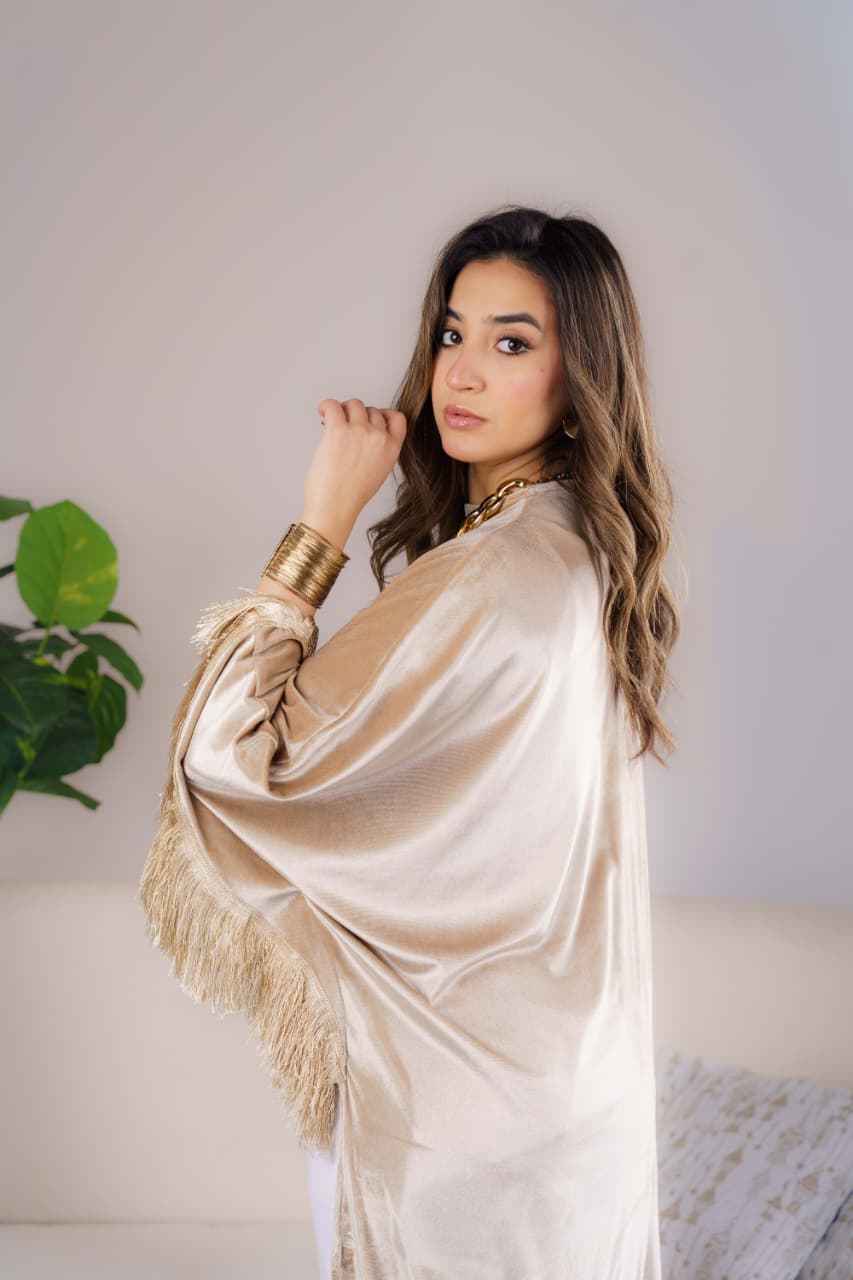 High low abaya - Oxide
