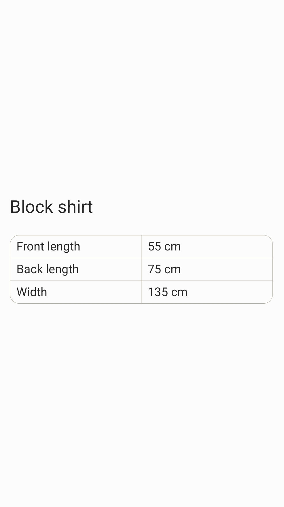 Flowy block shirt