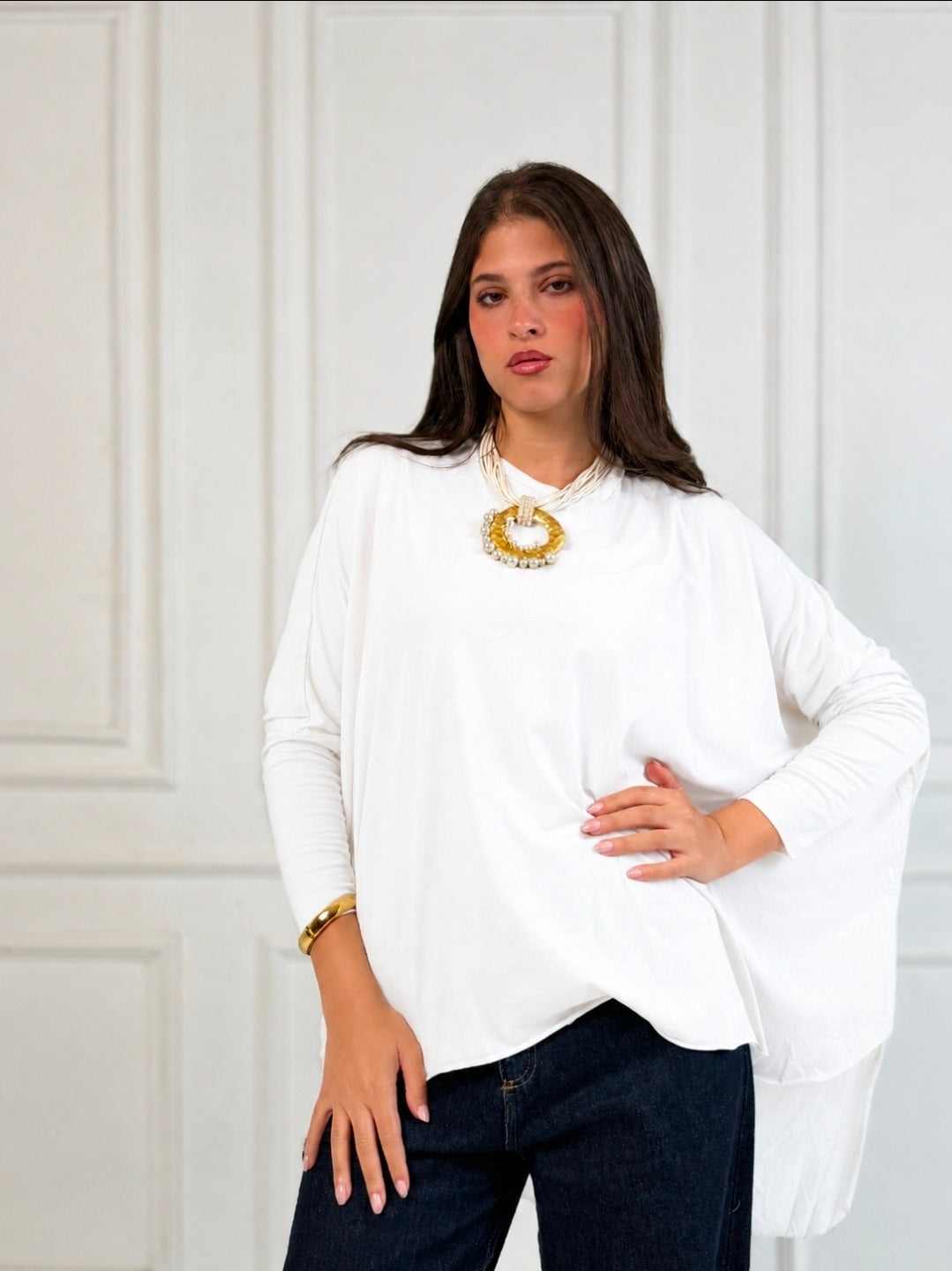 Flowy block shirt
