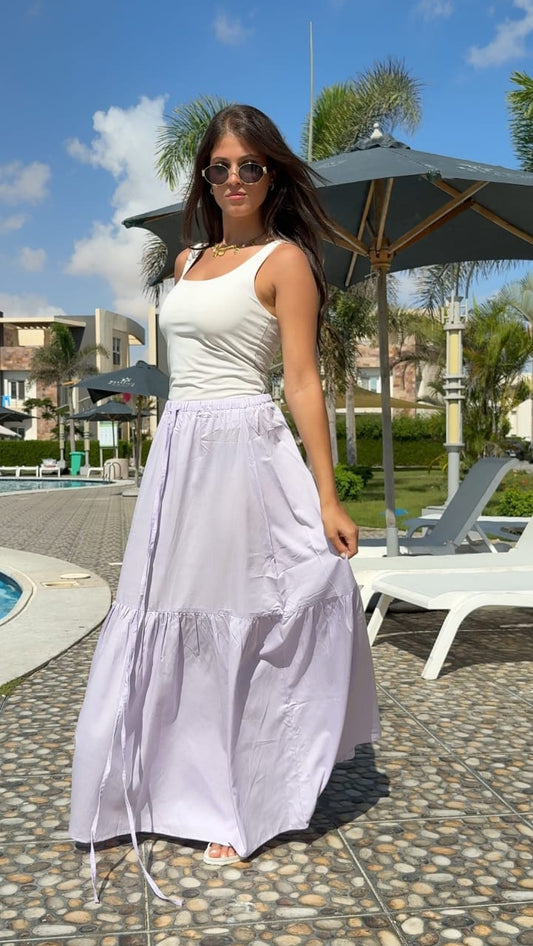 Basic Skirt - Lilac