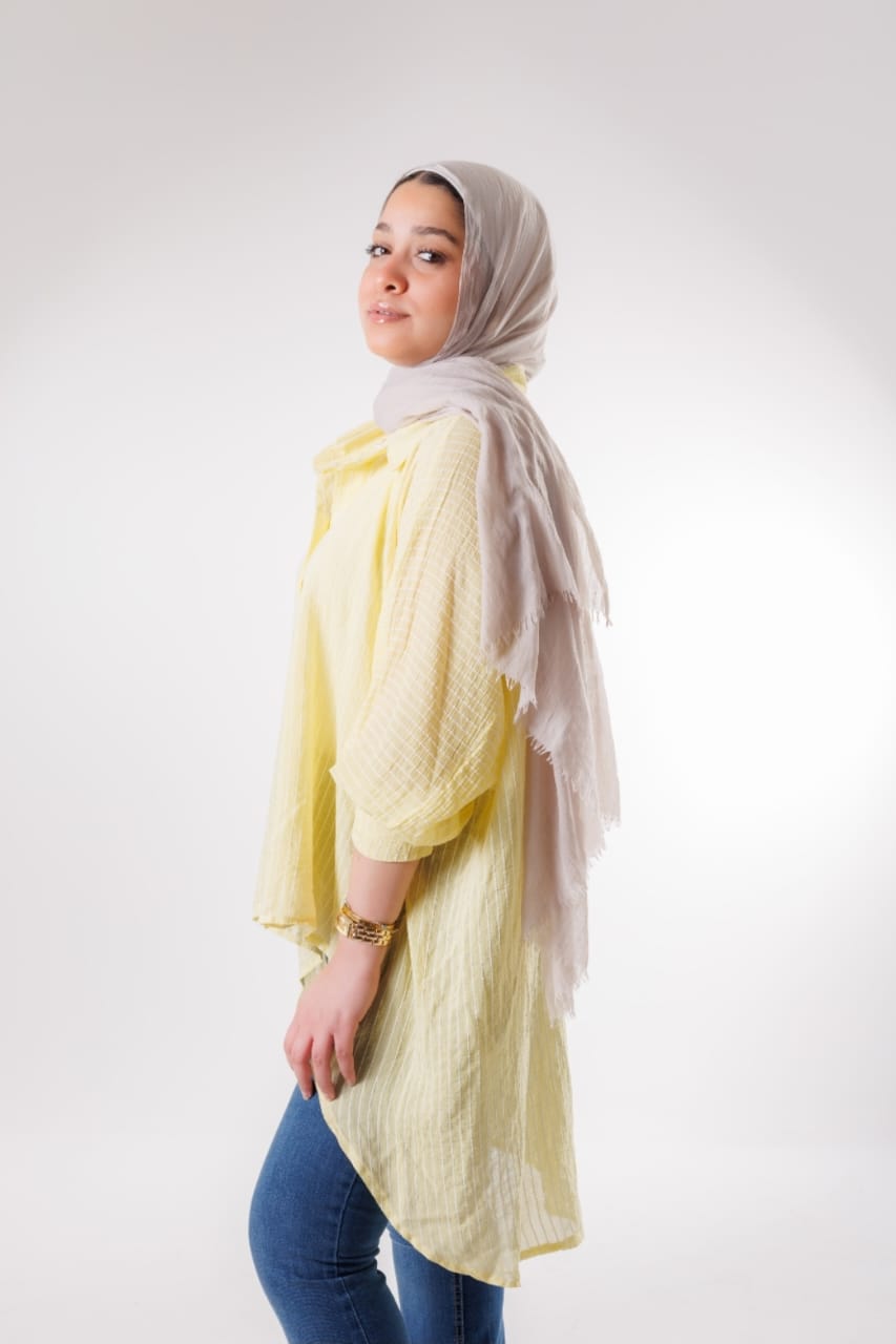 Oversized shirt - Butter Yellow