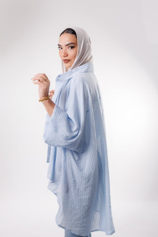 Oversized shirt - Baby Blue