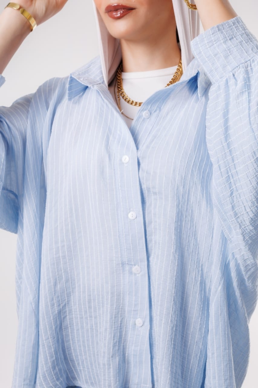 Oversized shirt - Baby Blue