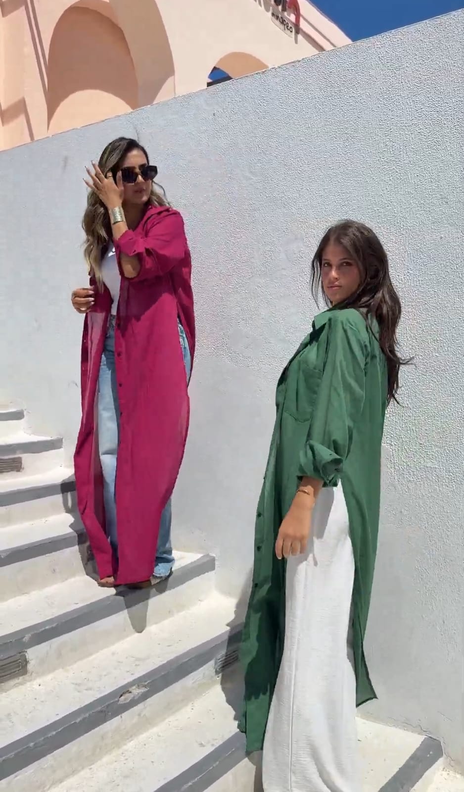 Maxi shirt - Crimson Pink