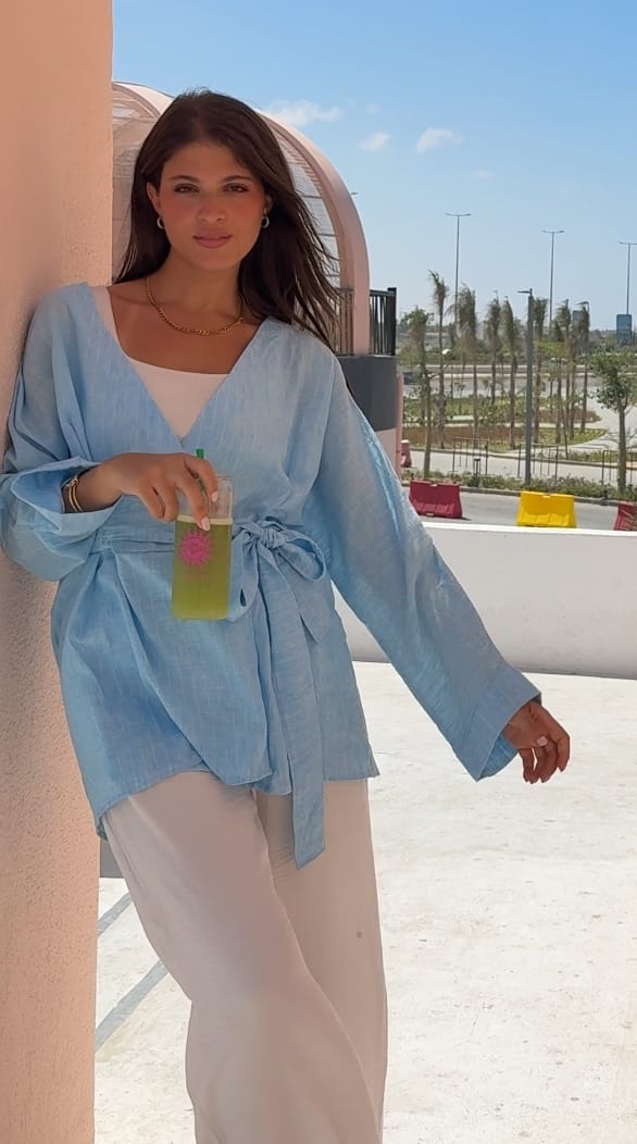 Cross blouse - White