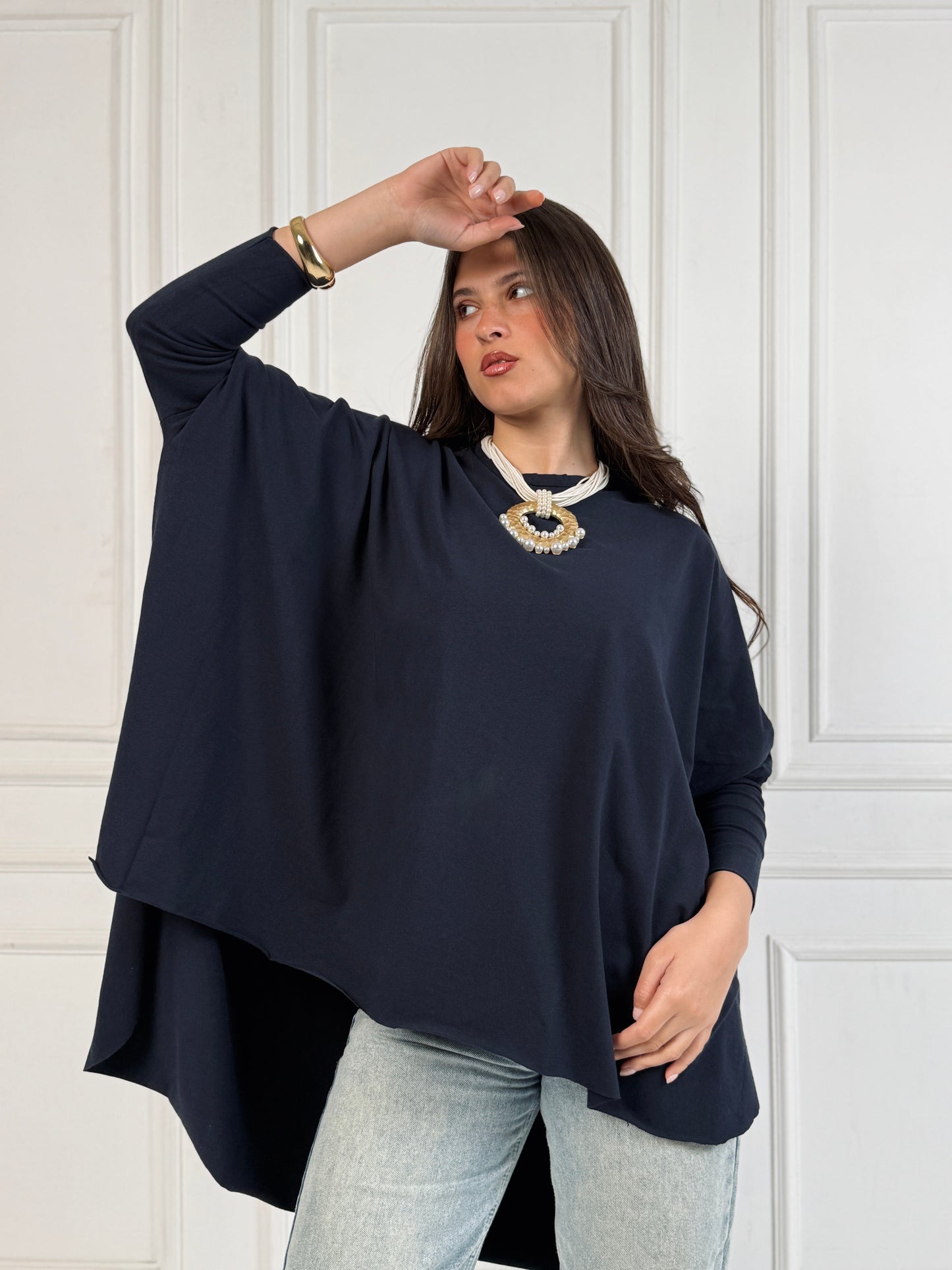 Flowy block shirt