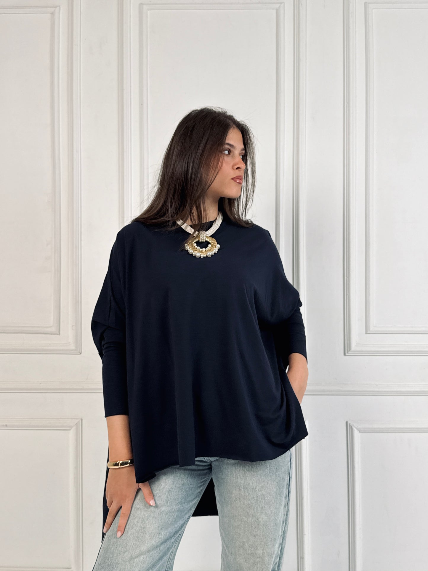 Flowy block shirt