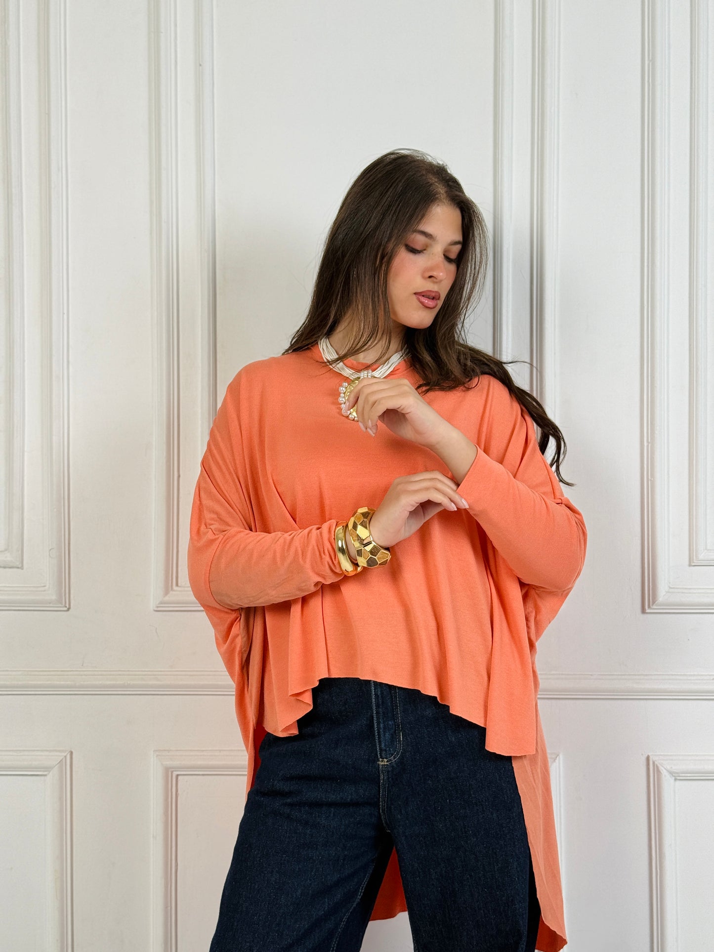 Flowy block shirt