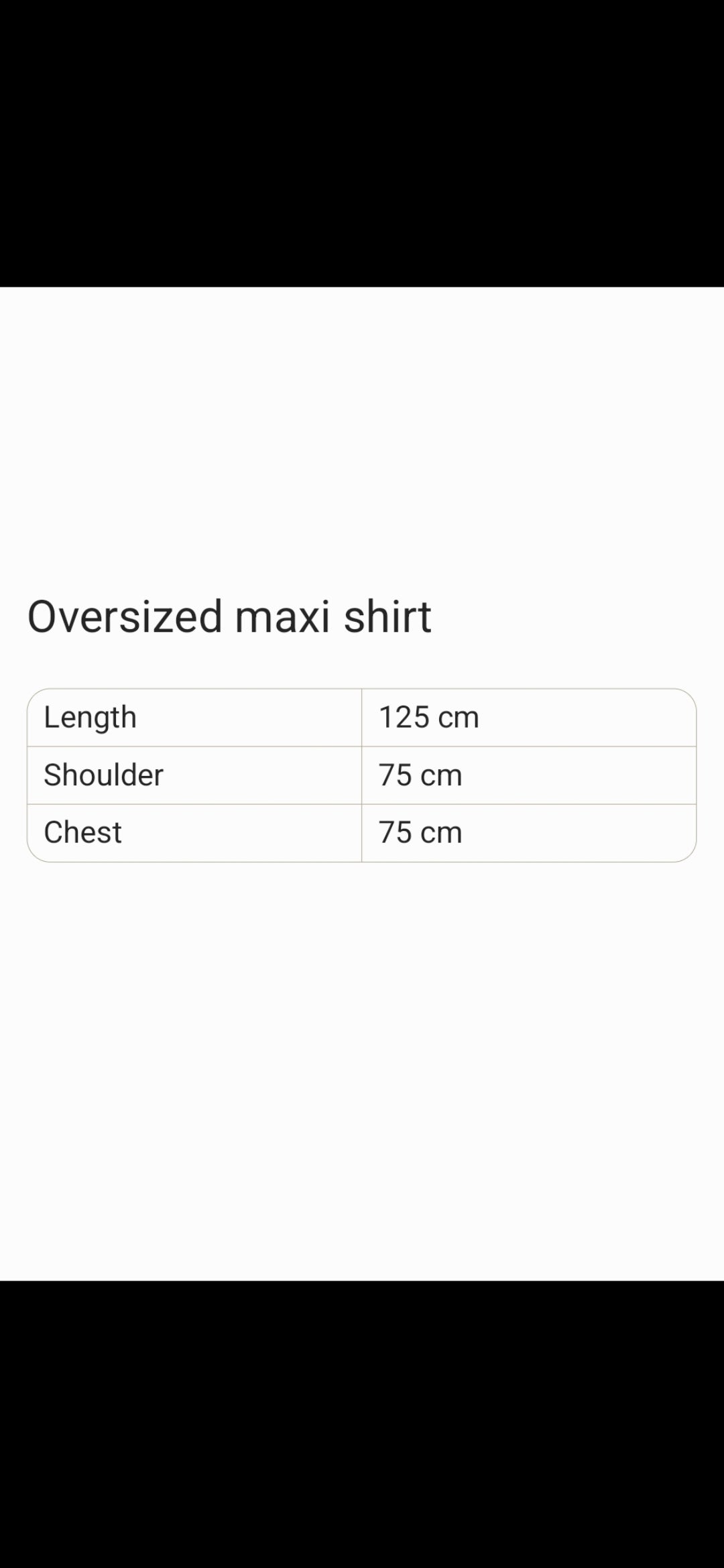 Oversized Maxi Shirt