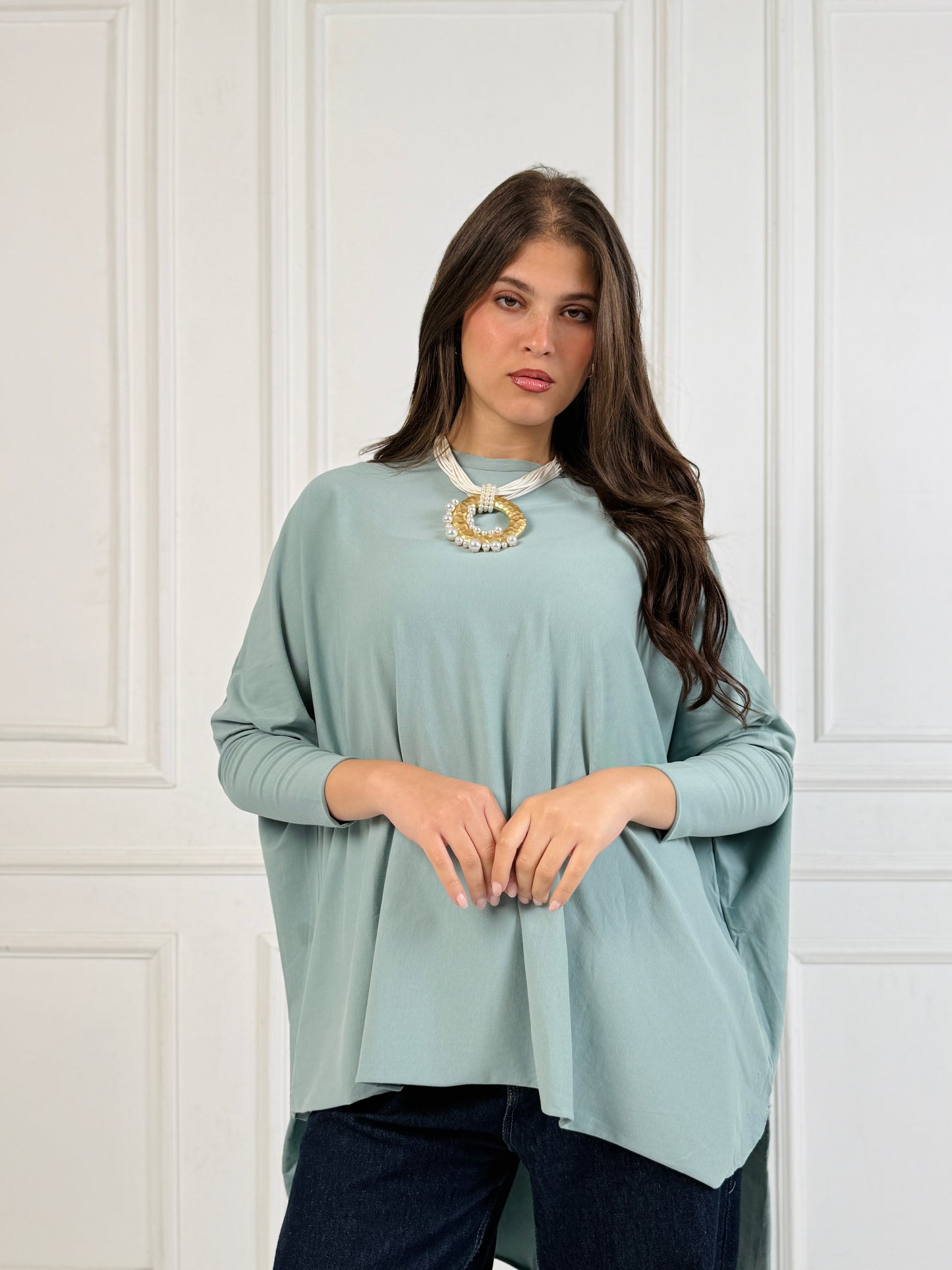 Flowy block shirt