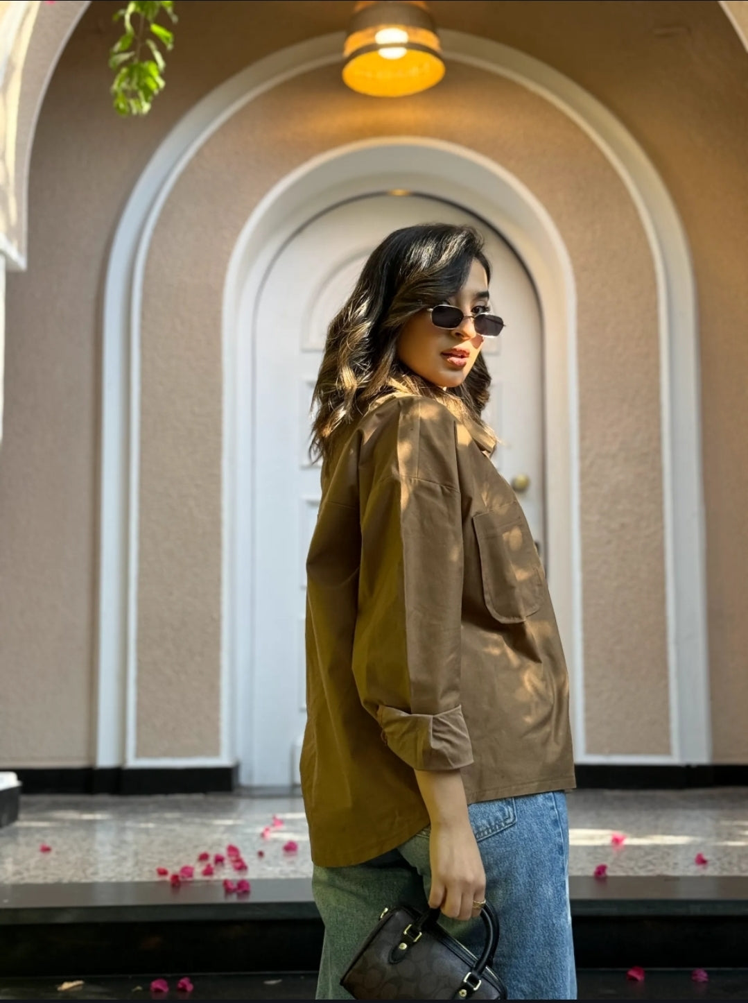 Gabardine shirt/jacket