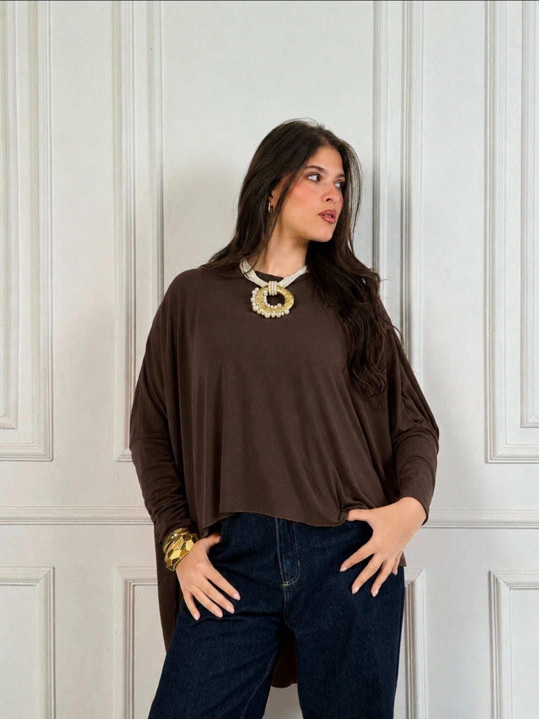 Flowy block shirt