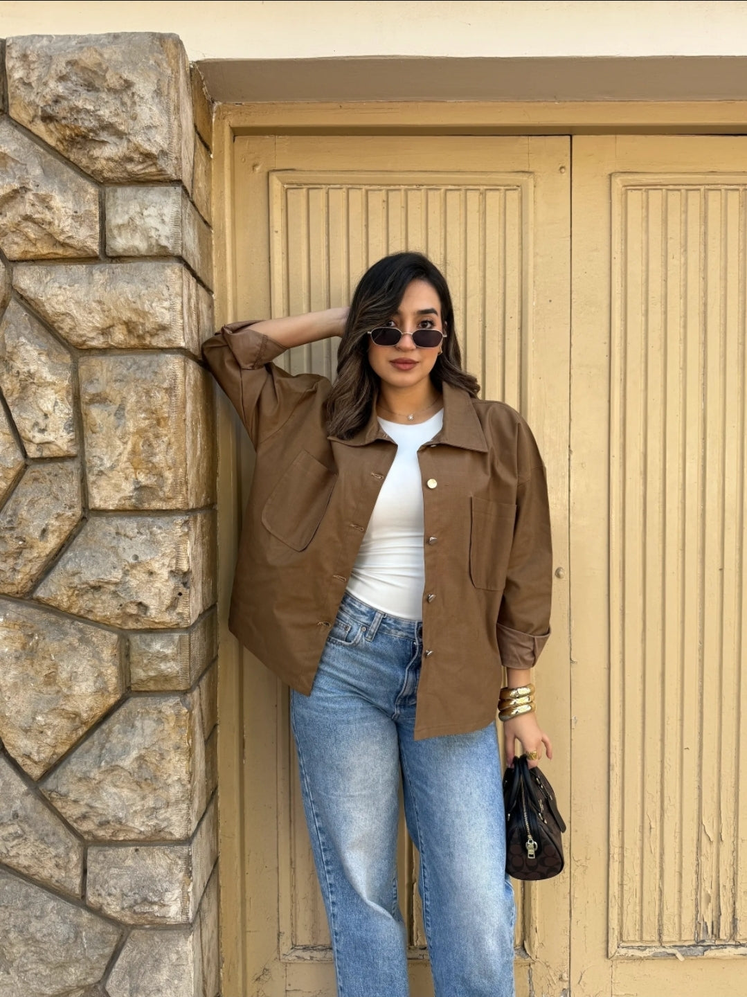 Gabardine shirt/jacket