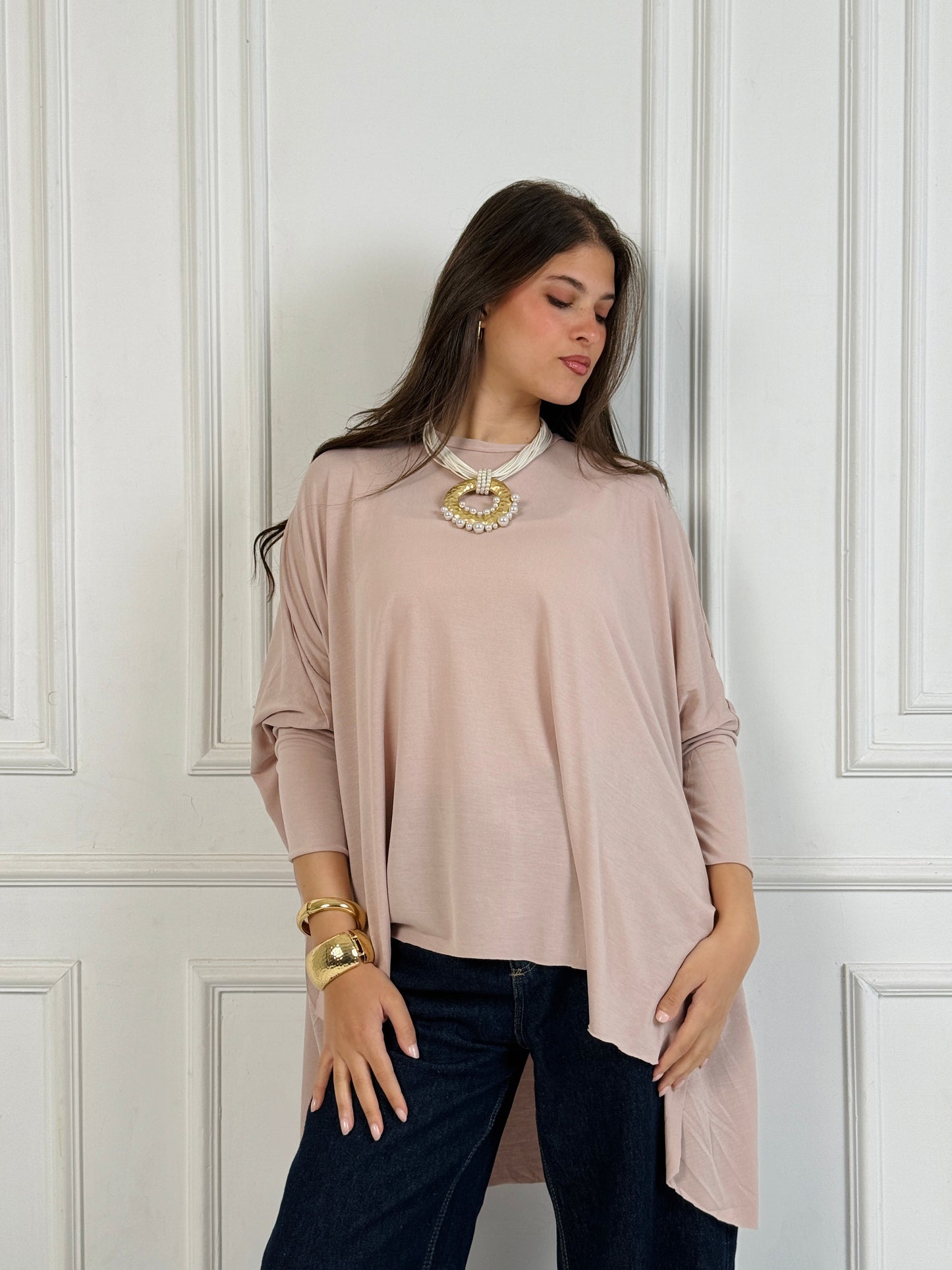 Flowy block shirt