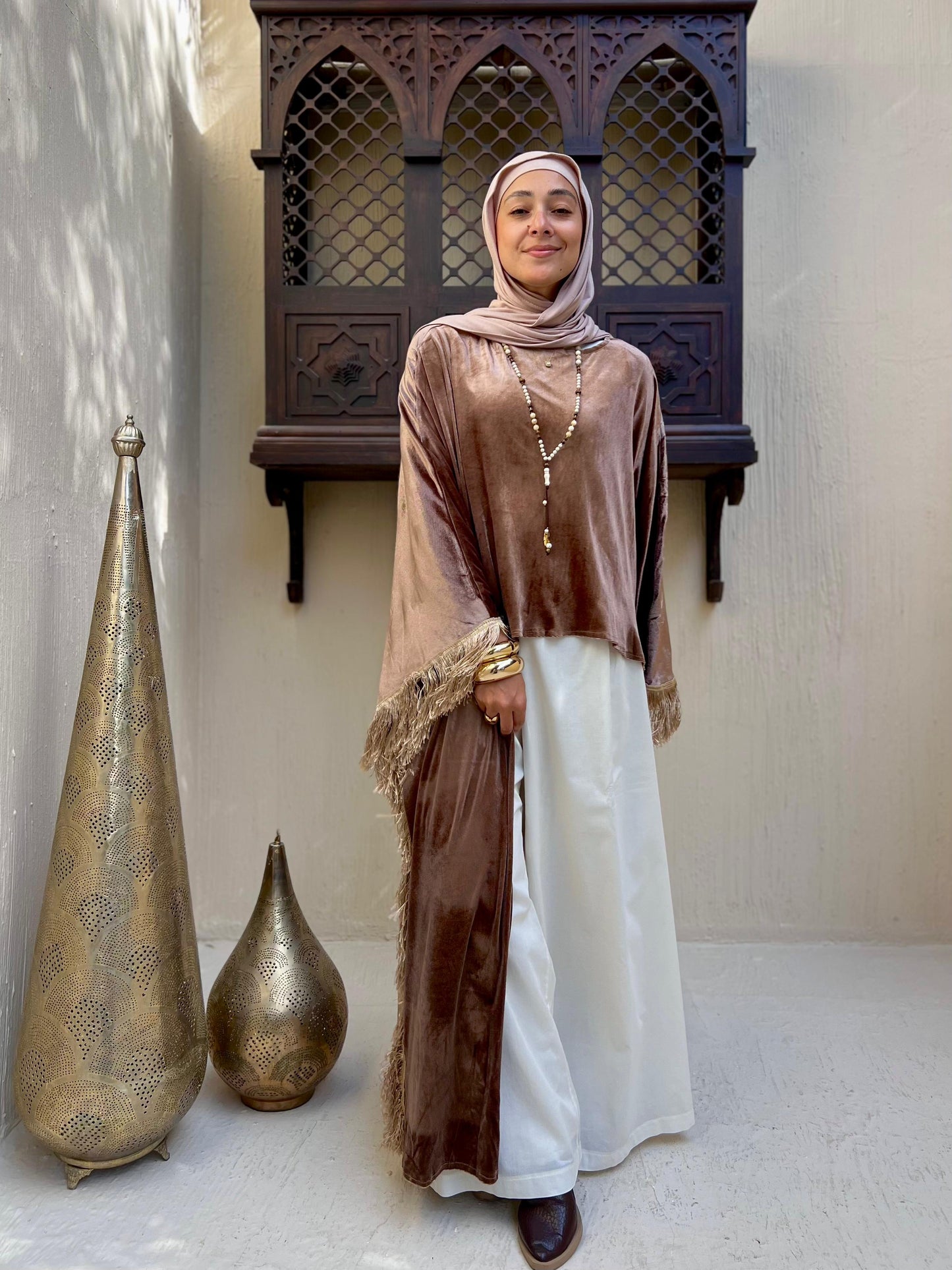 Assymetric cape
