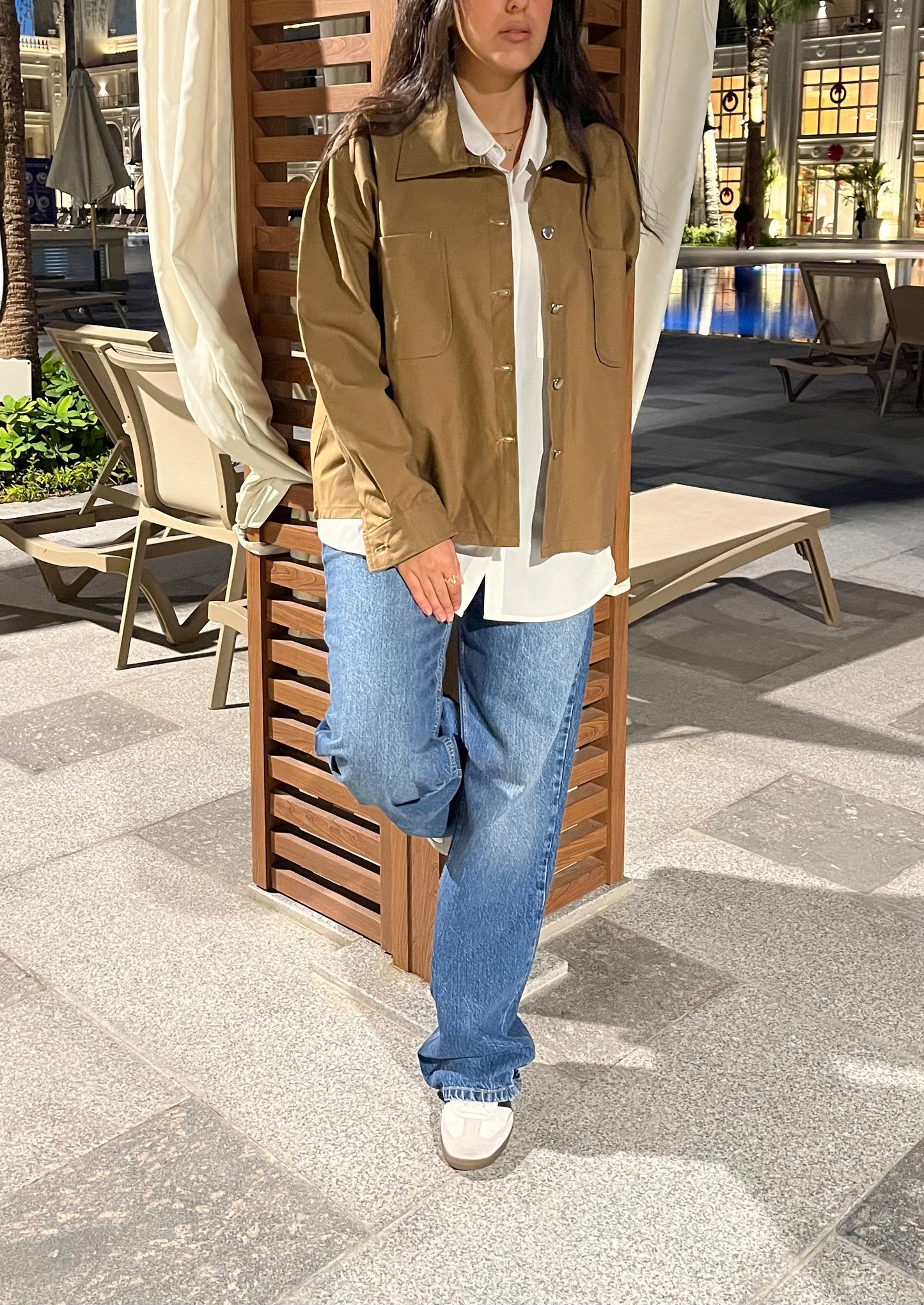 Gabardine shirt/jacket