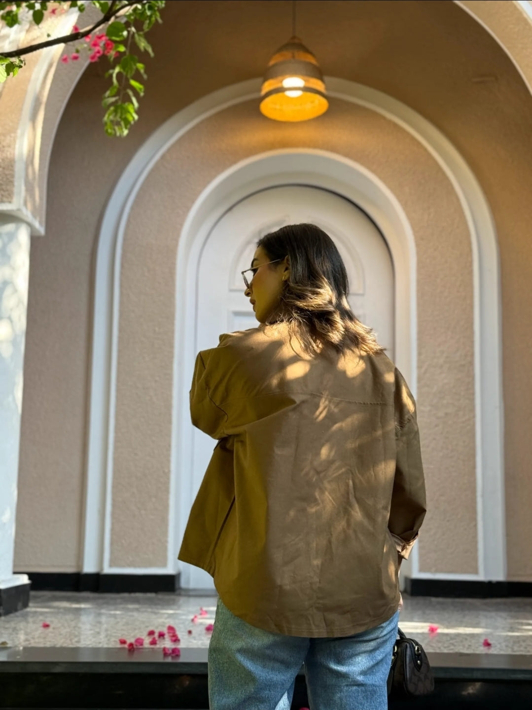 Gabardine shirt/jacket