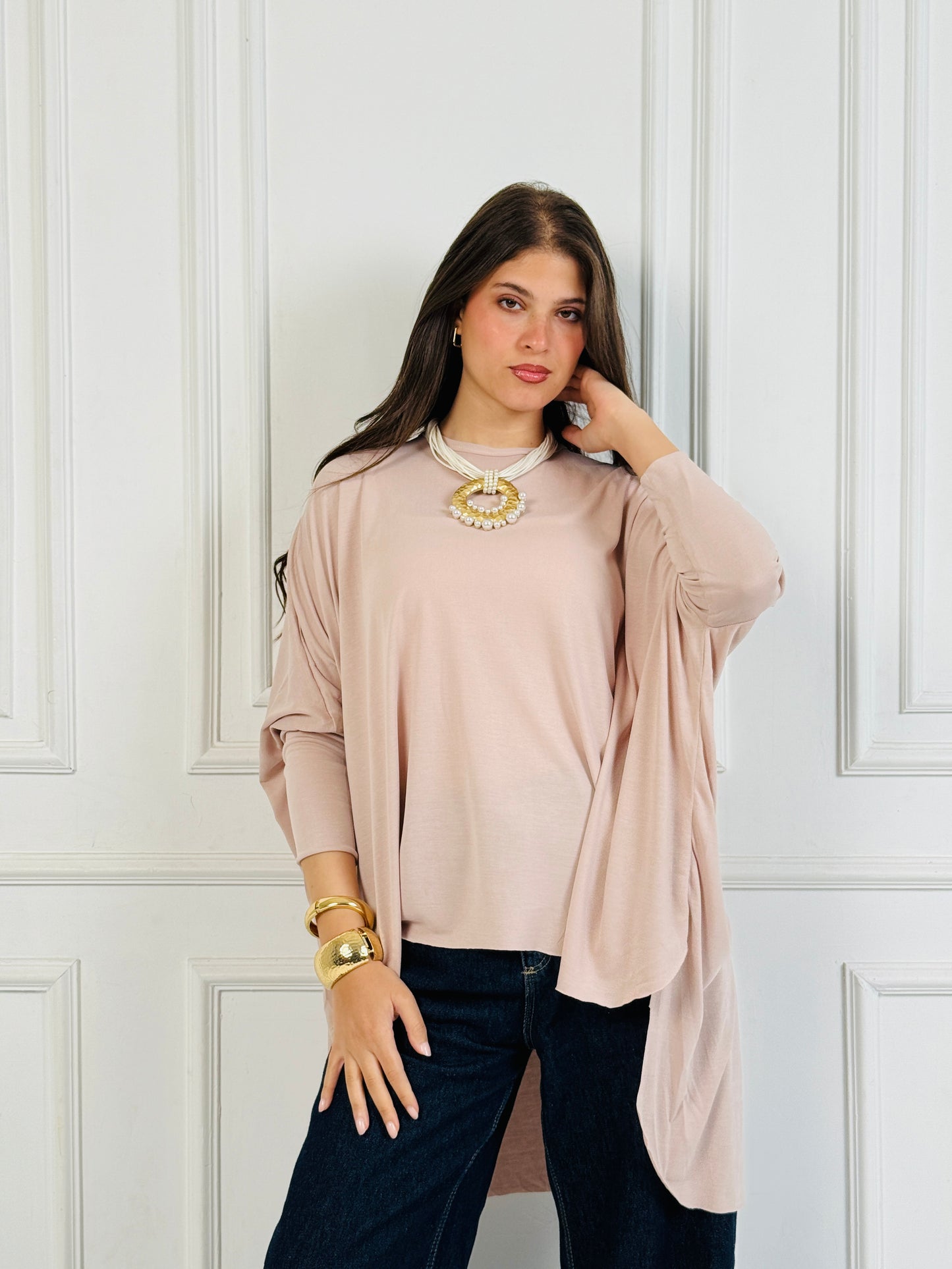 Flowy block shirt